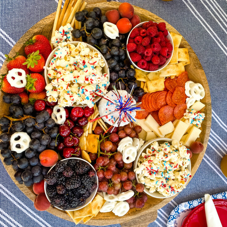 Image for Easy Patriotic 4th of July Charcuterie Board