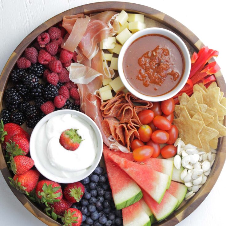 Image for Red, White, and Blue 4th of July Charcuterie Board