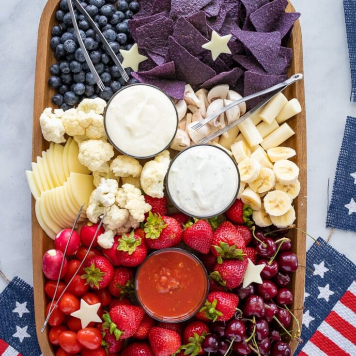 Image for Patriotic Charcuterie Board- Nourishing and Simple