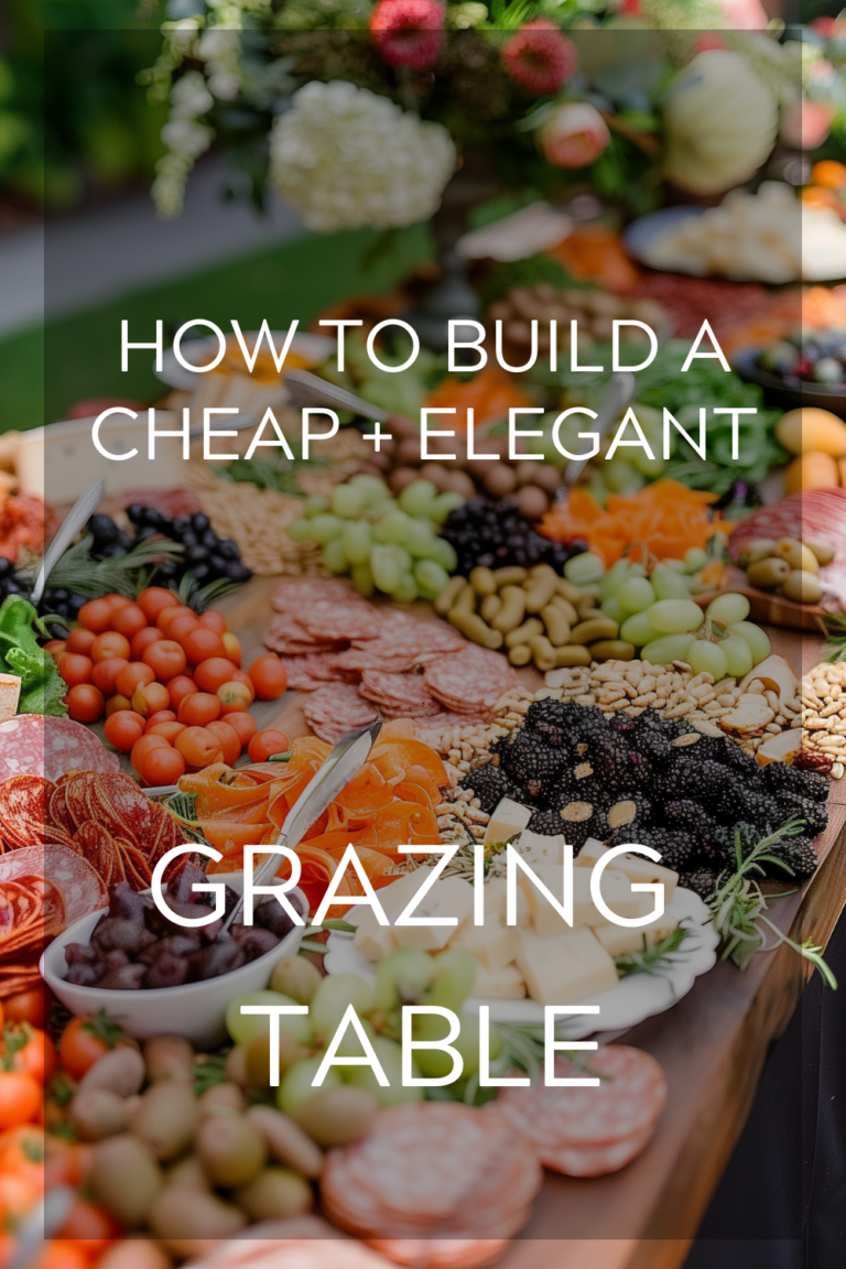 Cheap Grazing Table Ideas | Charcuterie Board Ideas